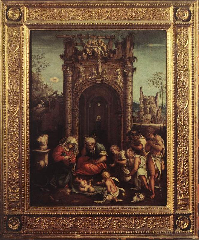 ASPERTINI, Amico Adoration of the Shepherds  fff oil painting image